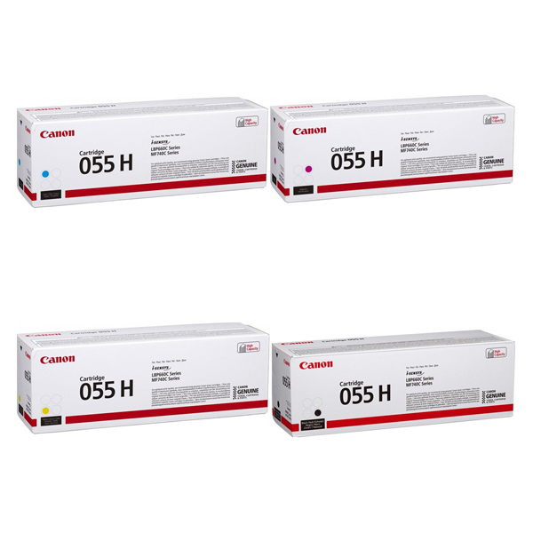 Canon 055H High Capacity Toner Value Pack (B/C/M/Y) 