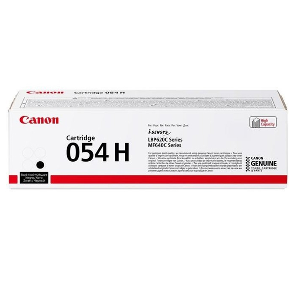 Canon 054H High Capacity Black Toner Cartridge 