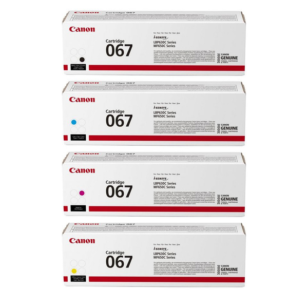 Canon 067 Toner Value Pack (B/C/M/Y)