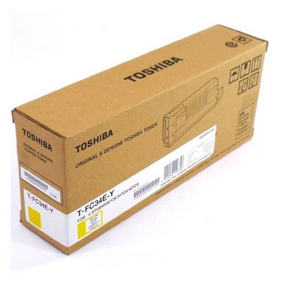 Toshiba T-FC34EY Yellow Toner Cartridge