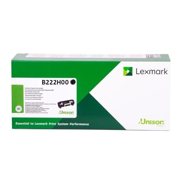 Lexmark B222H00 High Capacity Return Program Black Toner Cartridge