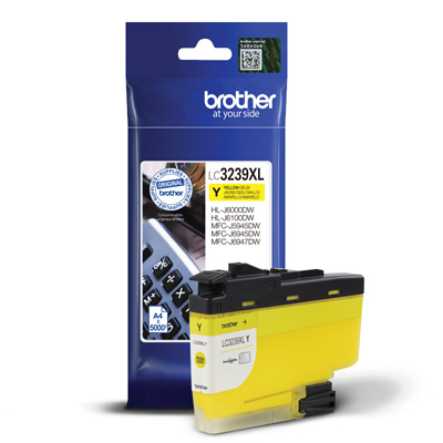 Brother LC3239XLY High Capacity Yellow Ink Cartridge