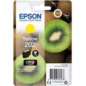 Original Epson 202 Yellow Ink Cartridge