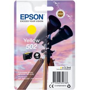 Epson 502 Yellow Ink Cartridge 