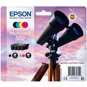 Epson 502 Ink Cartridge Multipack (B/C/M/Y) 