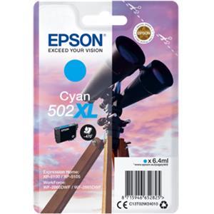 Original Epson 502XL Cyan Ink Cartridge