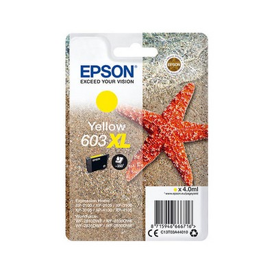 Epson 603XL Yellow Ink Cartridge