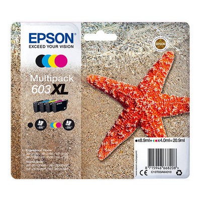 Epson 603XL Ink Cartridge Multipack (B/C/M/Y)