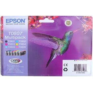 Epson T0807 Ink Cartridge Multipack 