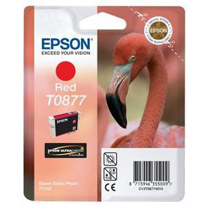 Epson T0877 Red Ink Cartridge 
