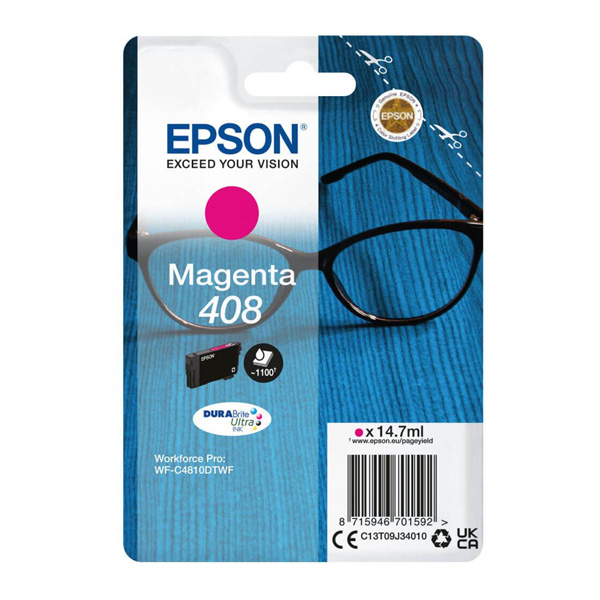 Epson Ultra 408 Magenta Ink Cartridge