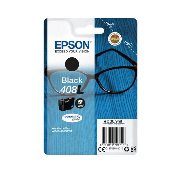 Epson Ultra 408L High Capacity Black Ink Cartridge