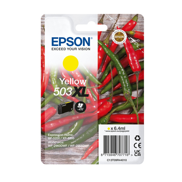 Epson 503 High Capacity Yellow Ink Cartridge 