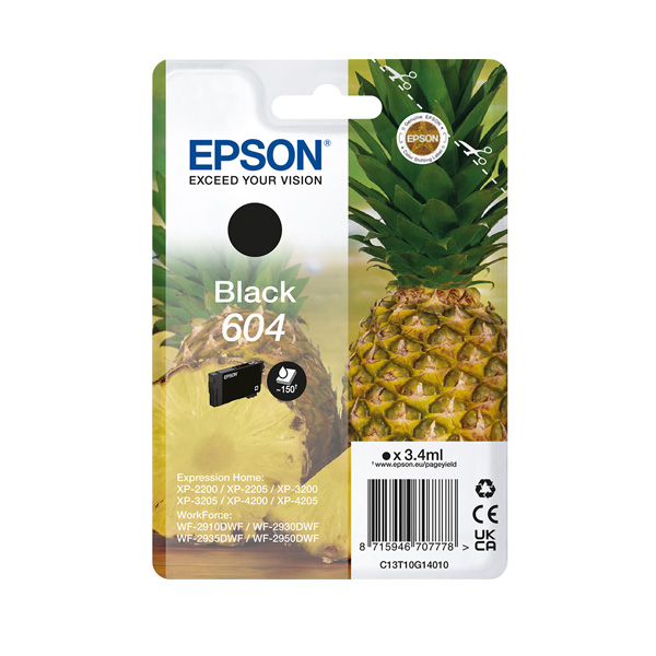 Epson 604 Black Ink Cartridge 