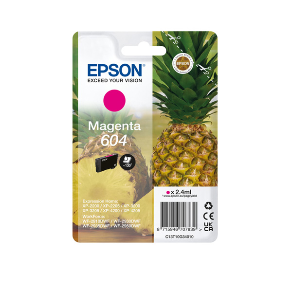 Epson 604 Magenta Ink Cartridge