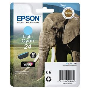 Epson 24 Light Cyan Ink Cartridge 360 pages