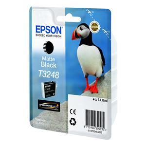 Original Epson T3248 Matte Black Ink Cartridge