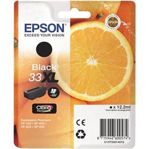 Epson 33XL High Capacity Black Ink Cartridge 