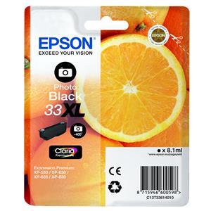 Epson 33XL High Capacity Photo Black Ink Cartridge