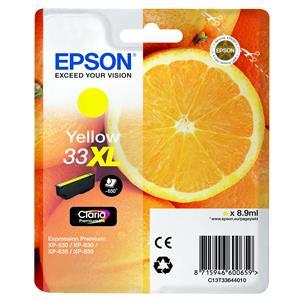 Epson 33XL High Capacity Yellow Ink Cartridge 