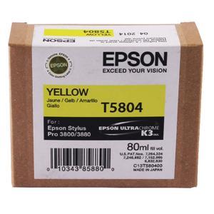 Epson T5804 Yellow Ink Cartridge 