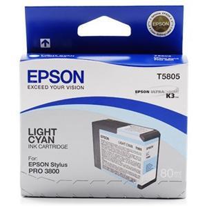 Epson T5805 Light Cyan Ink Cartridge 