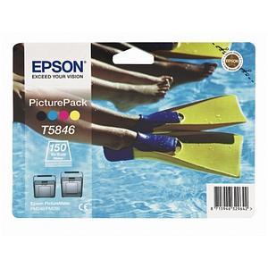 Epson T5846 Picturepack - Ink Cartridge + Paper