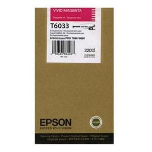 Original Epson T6033 Vivid Magenta Ink Cartridge