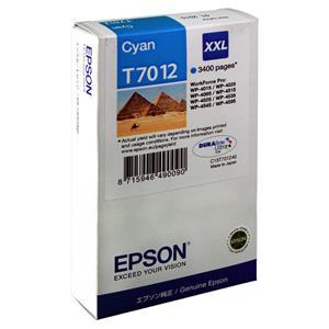 Epson T7012 Extra High Capacity Cyan Ink Cartridge 