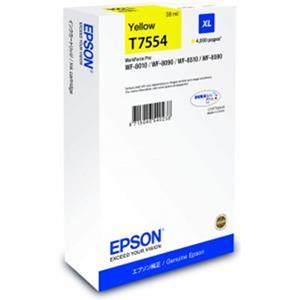 Epson T7554 High Capacity Yellow Ink Cartridge 