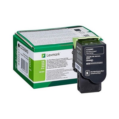 Lexmark C2320K0 Black Toner Cartridge 