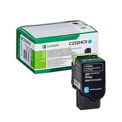 Lexmark C232HC0 High Capacity Cyan Toner Cartridge