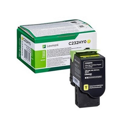 Lexmark C232HY0 High Capacity Yellow Toner Cartridge