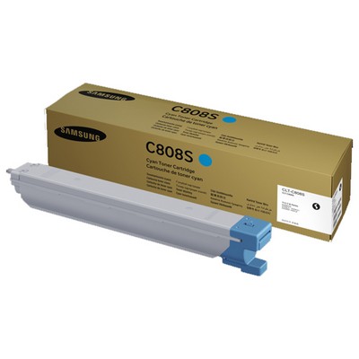 Samsung CLT-C808S Cyan Toner Cartridge