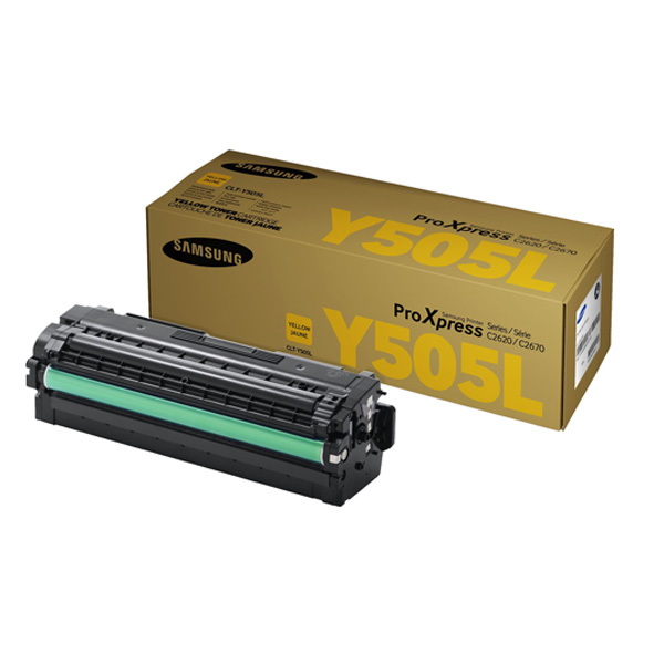 original samsung clt-y505l yellow toner cartridge