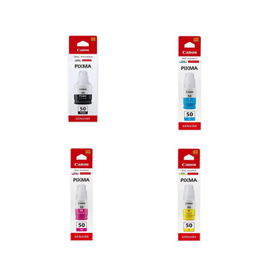 Canon GI-50 Ink Cartridge Multipack (B/C/M/Y) 