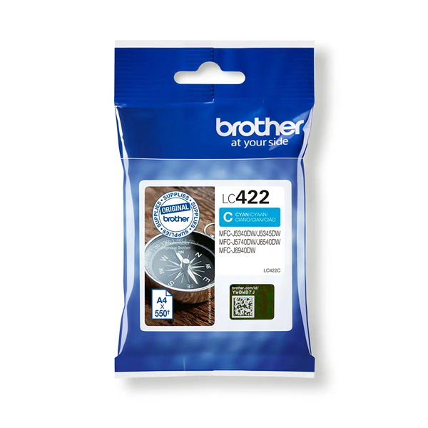 Brother LC422C Cyan Ink Cartridge