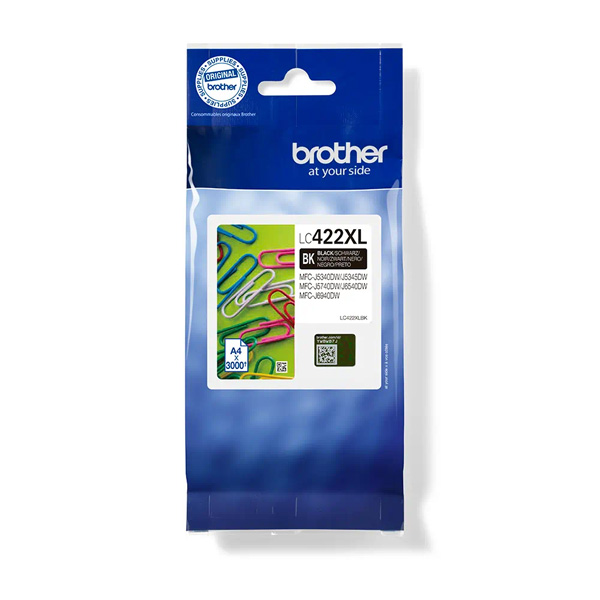 Brother LC422XLBK High Capacity Black Ink Cartridge 