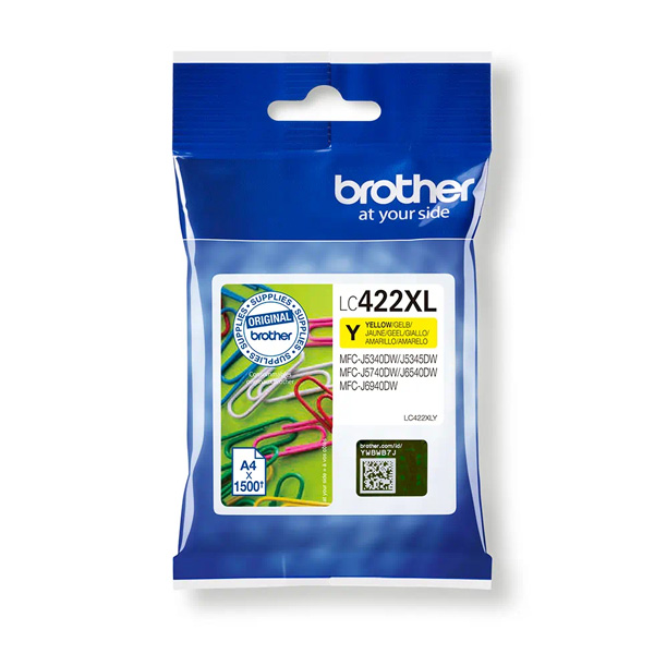 Brother LC422XY High Capacity Yellow Ink Cartridge