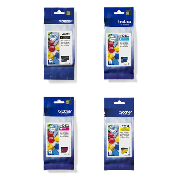 Original Brother LC426XLBK High Capacity Ink Cartridge (B/C/M/Y)