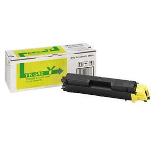 Kyocera TK-580Y Yellow Toner Cartridge 