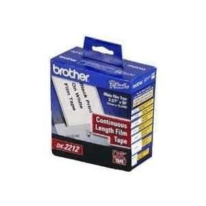 Brother DK22212 QL Continuous White Film Tape (62mm)