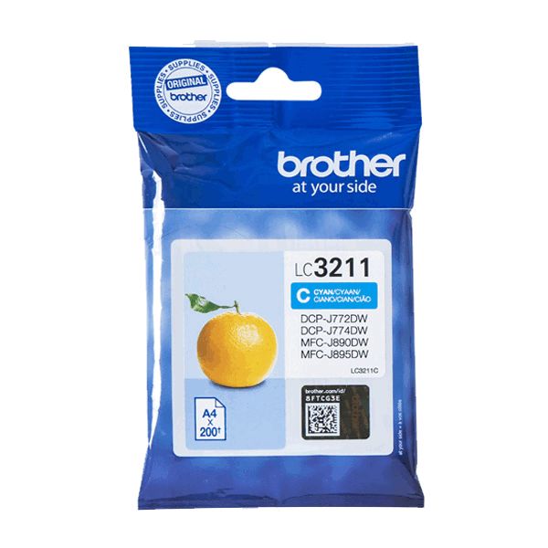 Brother LC3211C Cyan Ink Cartridge