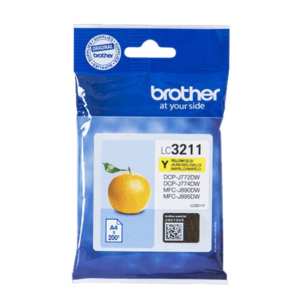 Brother LC3211Y Yellow Ink Cartridge