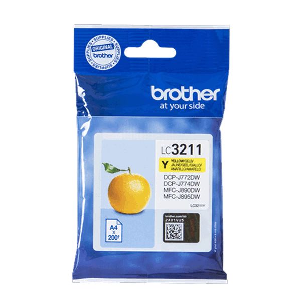 Brother LC3211Y Yellow Ink Cartridge 