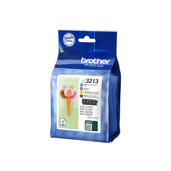 Brother LC3213BK High Capacity Ink Cartridge Multipack (B/C/M/Y)