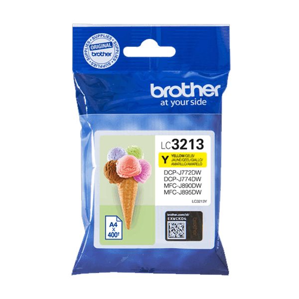 Brother LC3213Y High Capacity Yellow Ink Cartridge 