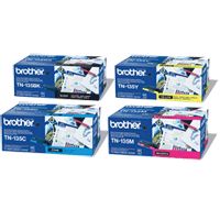 Brother TN-135 High Capacity Toner Value Pack (B/C/M/Y) 