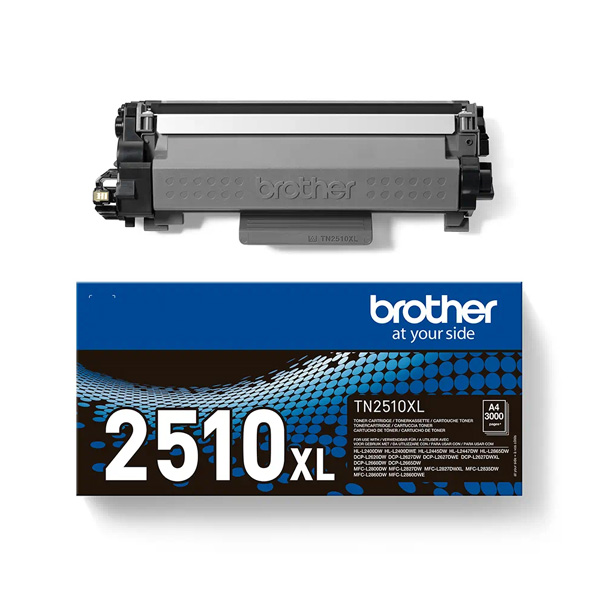 Brother TN2510XL High Capacity Black Toner Cartridge