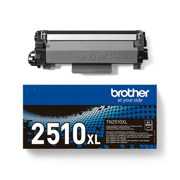 Brother TN2510XL High Capacity Black Toner Cartridge 